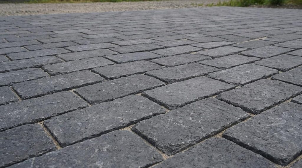 Herregårdsblokke Sort / koksgrå kantafgrænsning 14x21x14