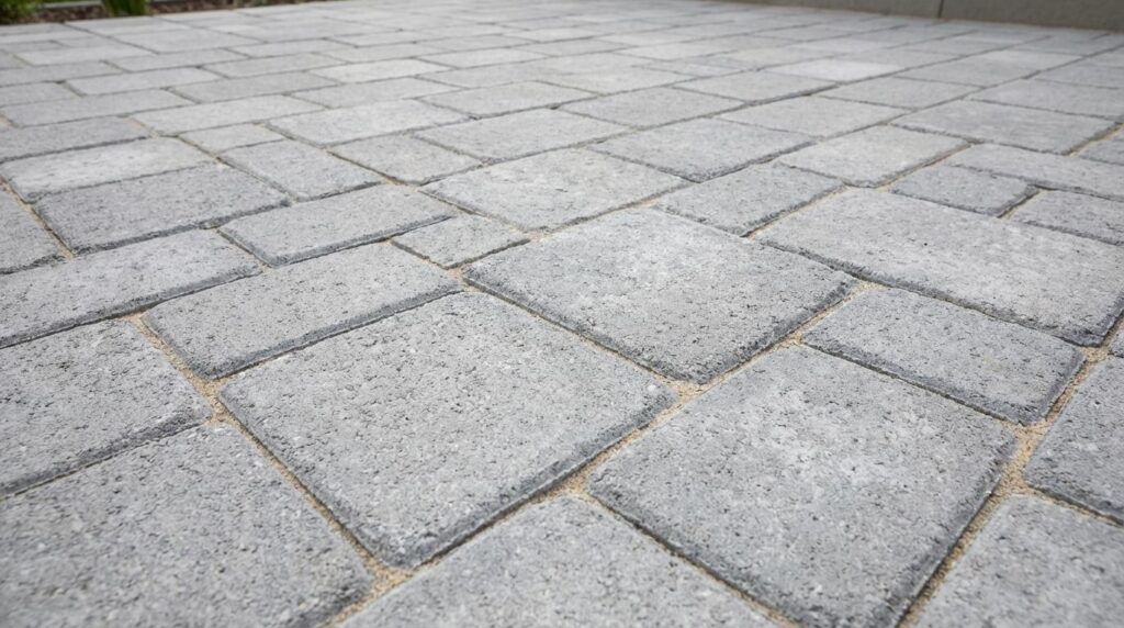 Grå Slotsbrosten m/slået kant 14x14x7